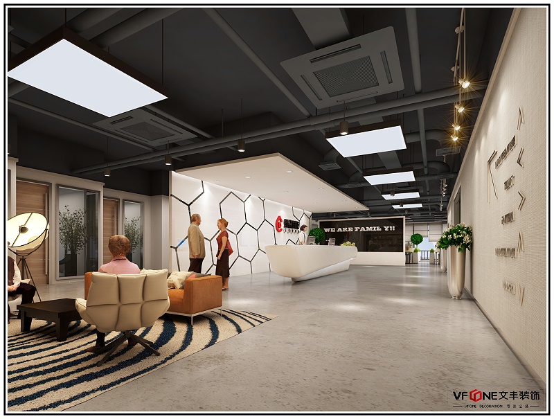文豐裝飾辦公室裝修效果圖