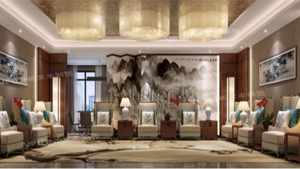 深圳中式裝修效果圖公司帶你看看傳統(tǒng)中式辦公室有多迷人