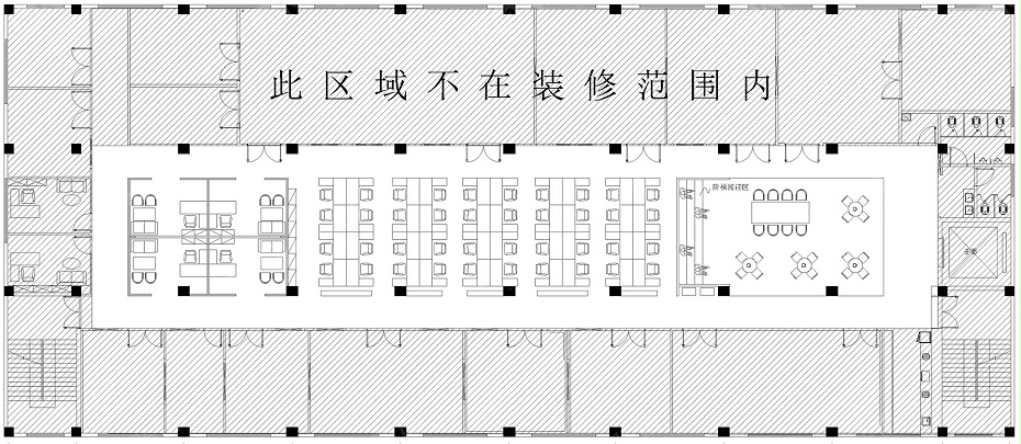 辦公室平面圖設(shè)計(jì)-深圳文豐裝飾公司