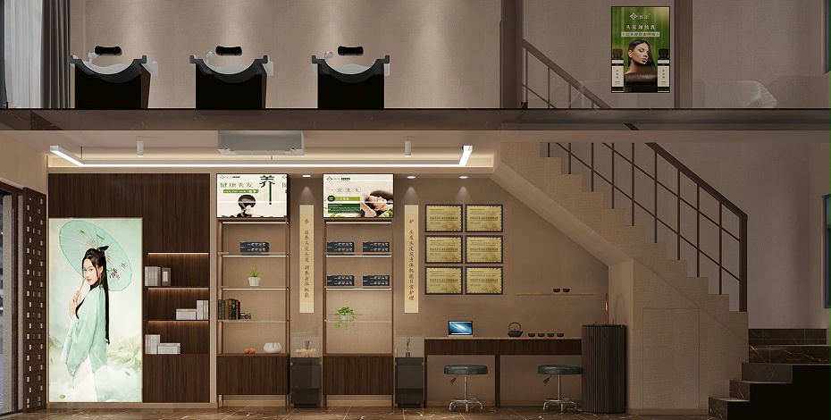 深圳理發(fā)店裝修設計公司-文豐裝飾