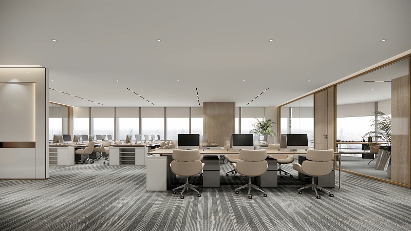 辦公室玻璃隔斷-文豐裝飾