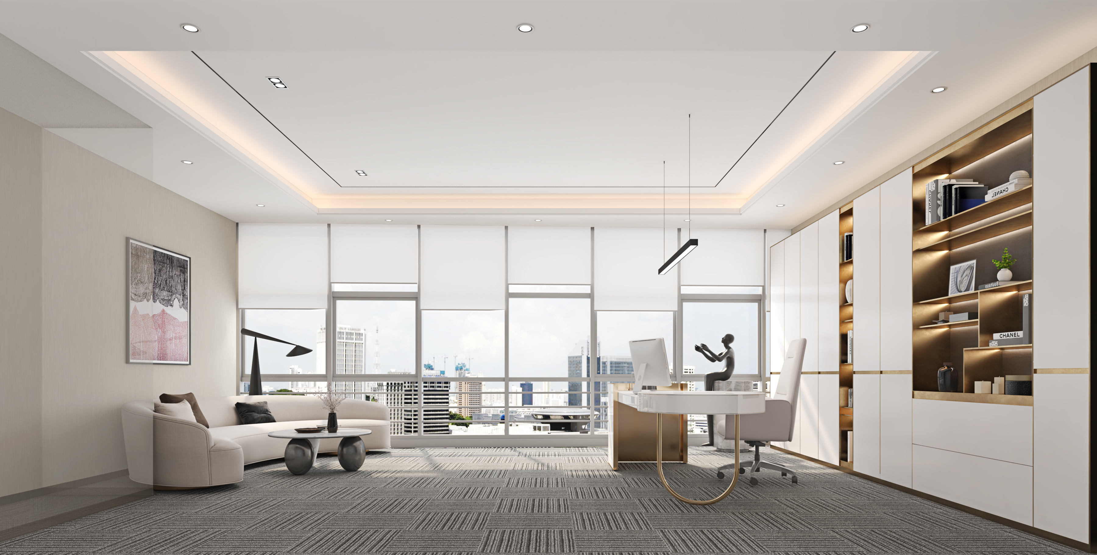 怎樣在辦公室裝修設(shè)計中提升企業(yè)的時尚感？