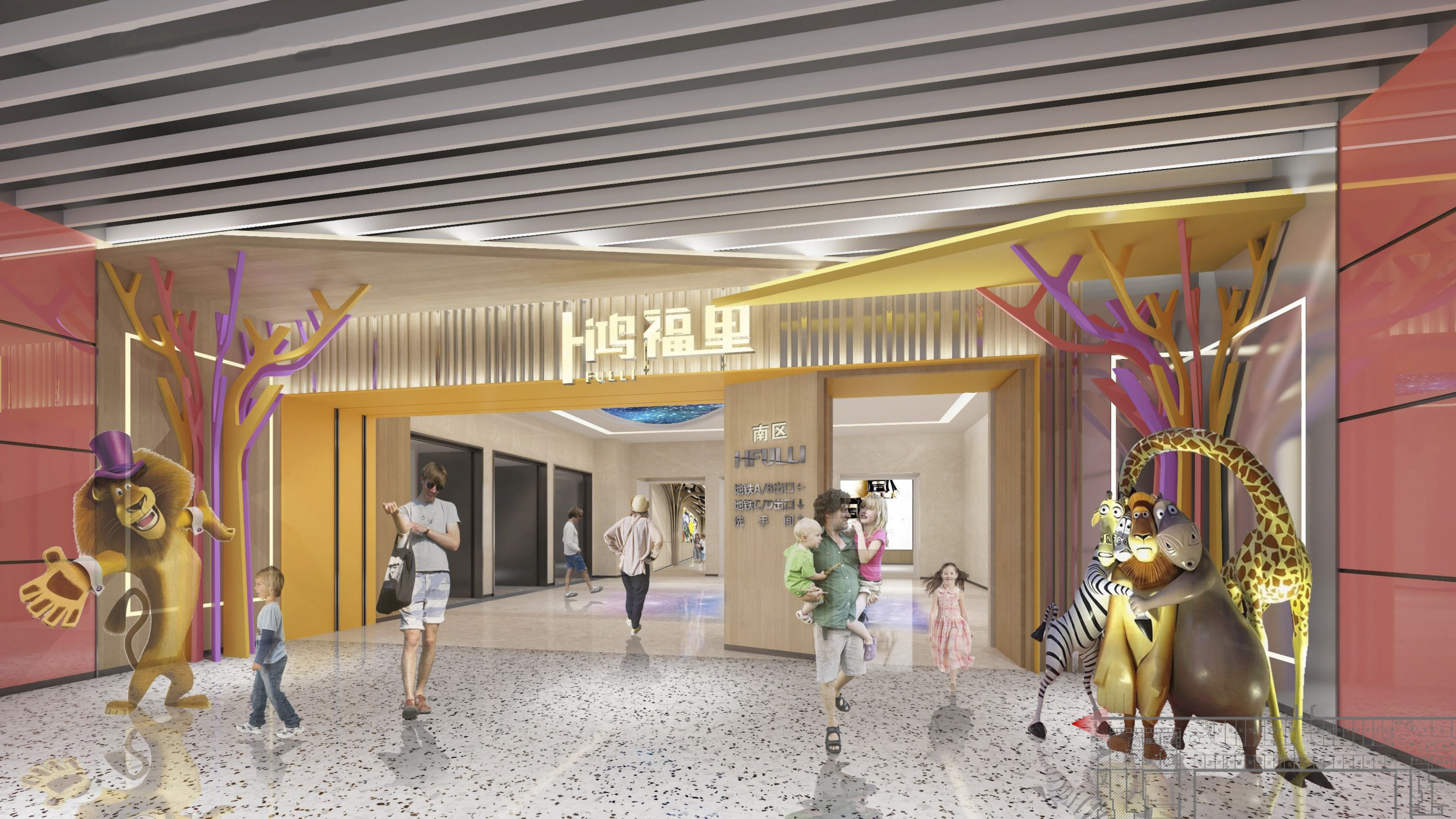 六個(gè)關(guān)鍵要點(diǎn)_增強(qiáng)視覺藝術(shù)表現(xiàn)力的商場(chǎng)裝修設(shè)計(jì)