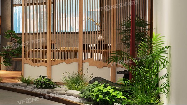 寶中中式裝修效果圖3點說說新中式辦公室為什么讓人這么舒服