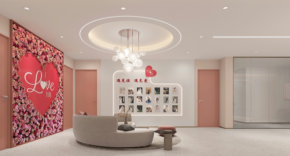 婚介所設(shè)計案例-文豐裝飾