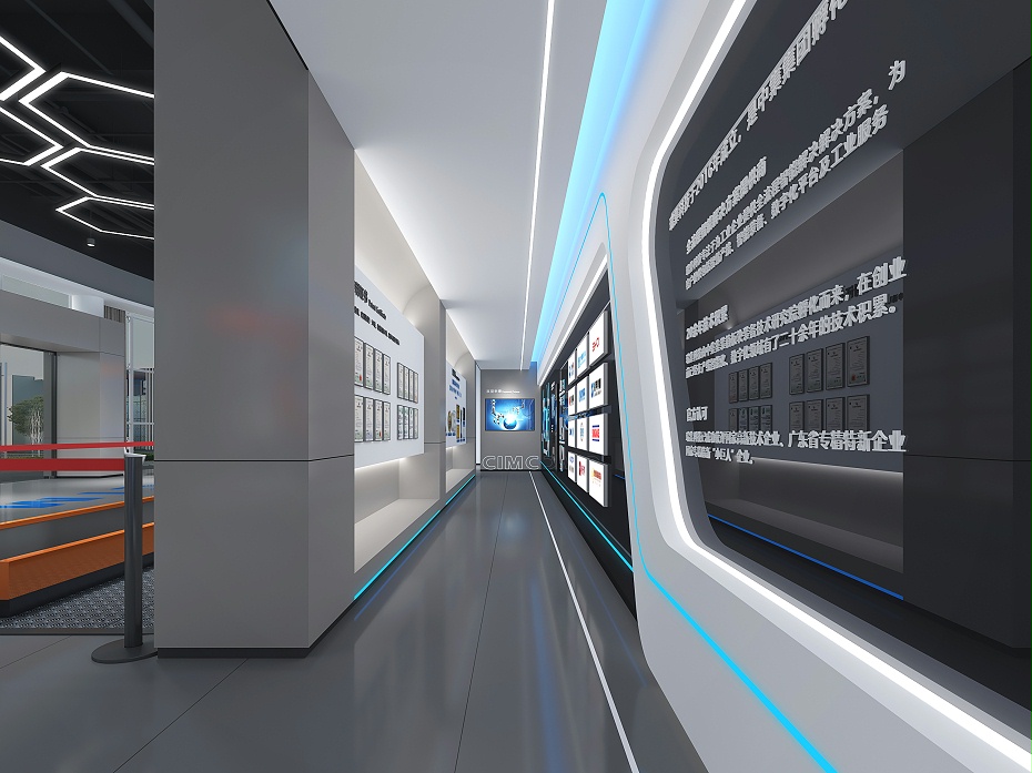 走道設(shè)計效果圖-文豐裝飾