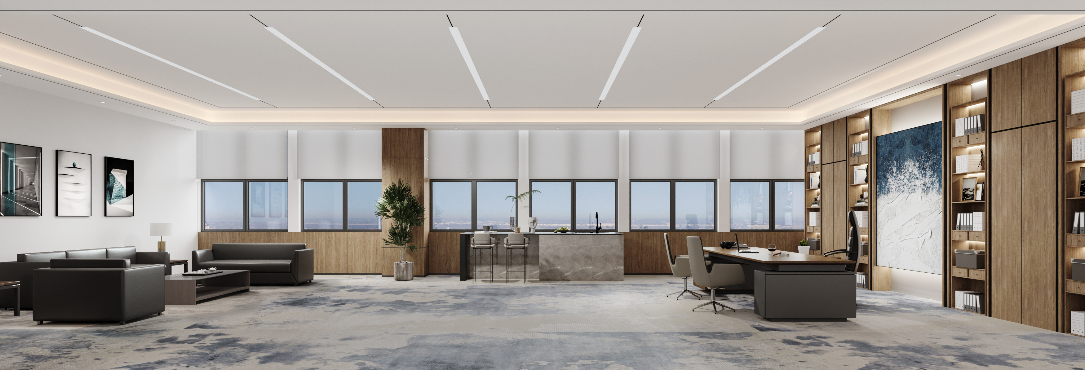 在辦公室裝修中，茶水間設(shè)計該注意什么呢？