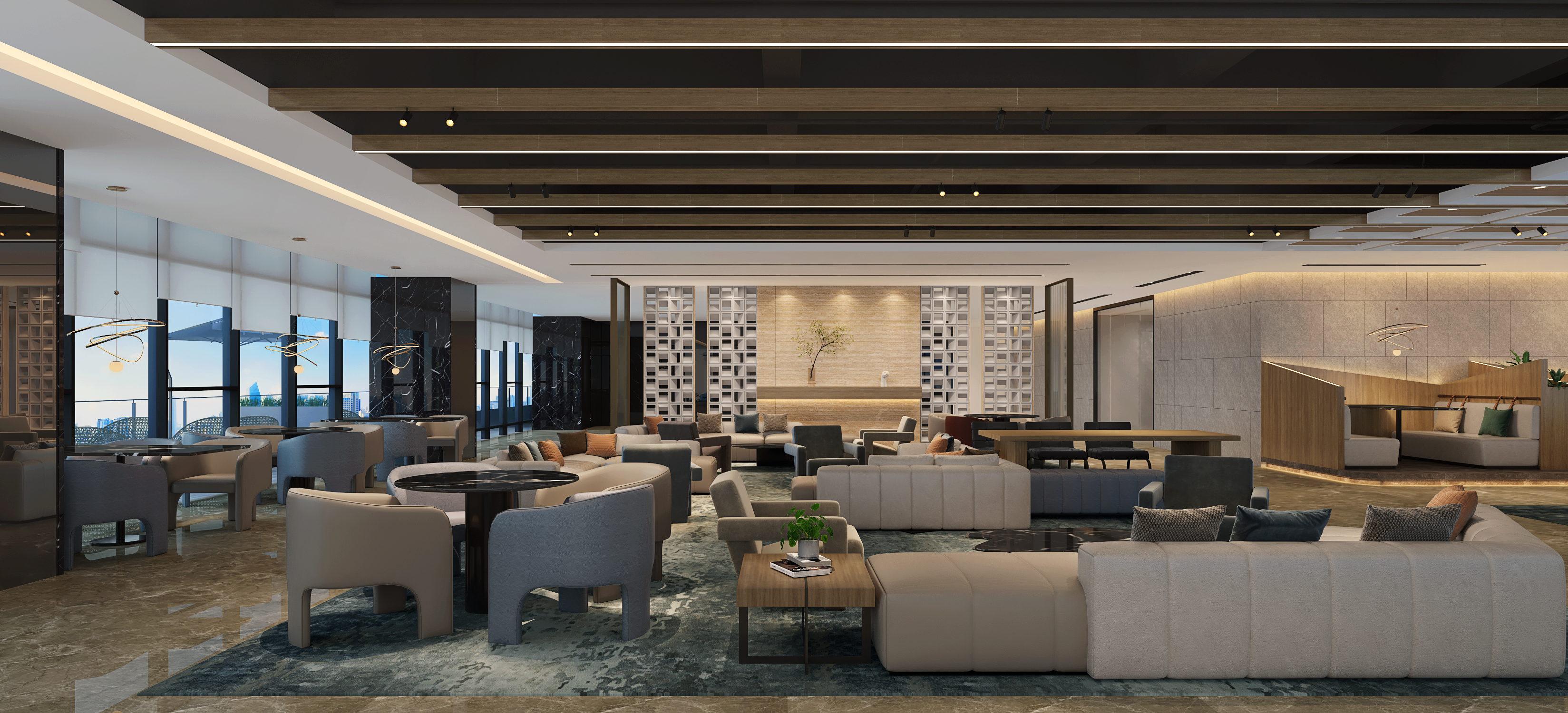 辦公室裝修顏色這樣搭配設(shè)計，高格調(diào)立馬出來了！