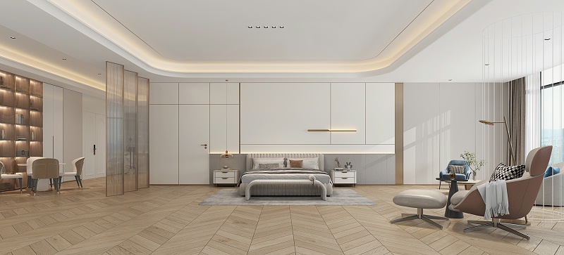 臥室效果圖-文豐裝飾