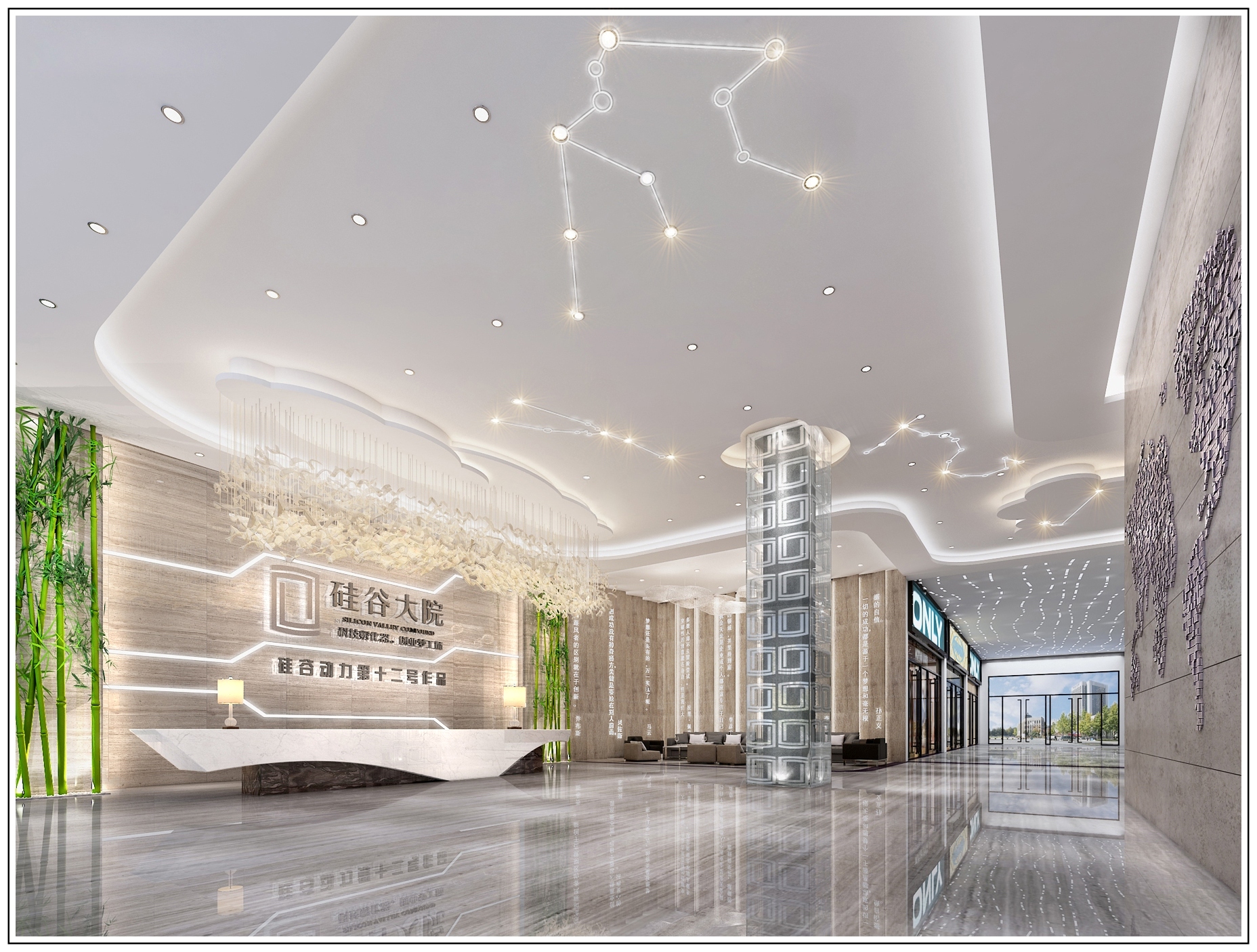 如何從宏觀和微觀兩個方面考慮LOGO墻的裝修設(shè)計？