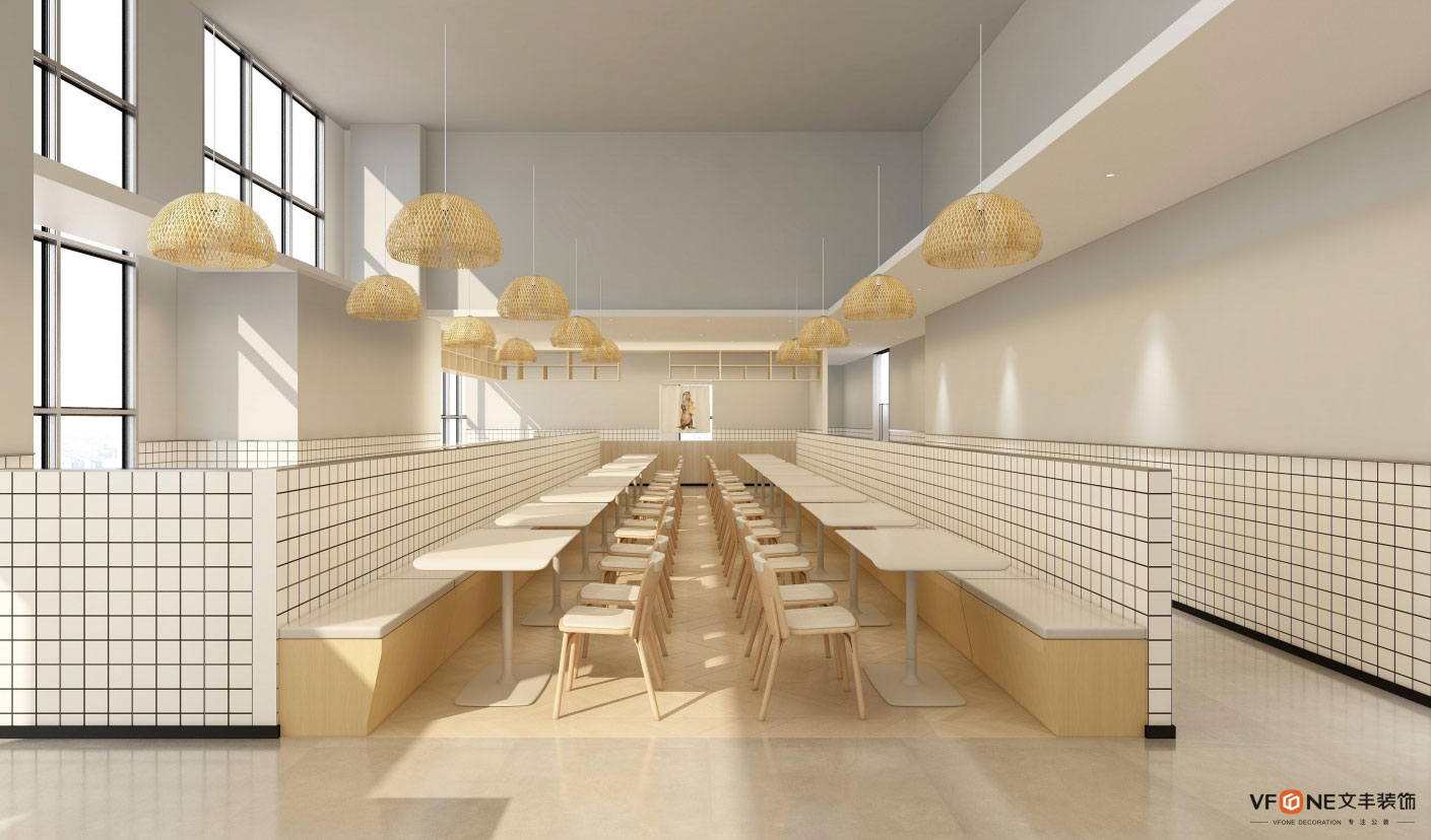 簡(jiǎn)約自助餐廳設(shè)計(jì)節(jié)約開支的裝修效果圖在這里！