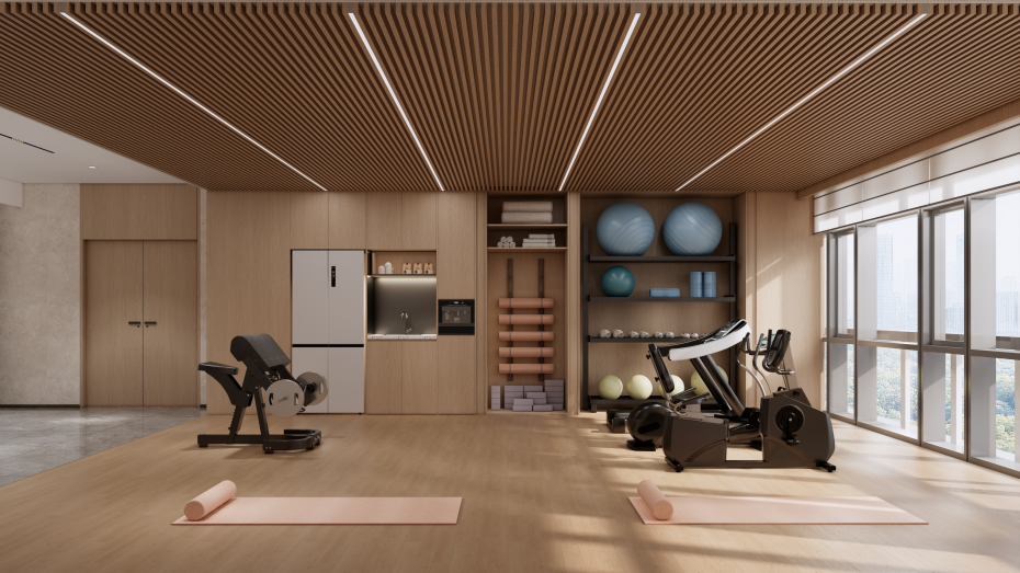 健身房辦公室裝修設(shè)計-文豐裝飾