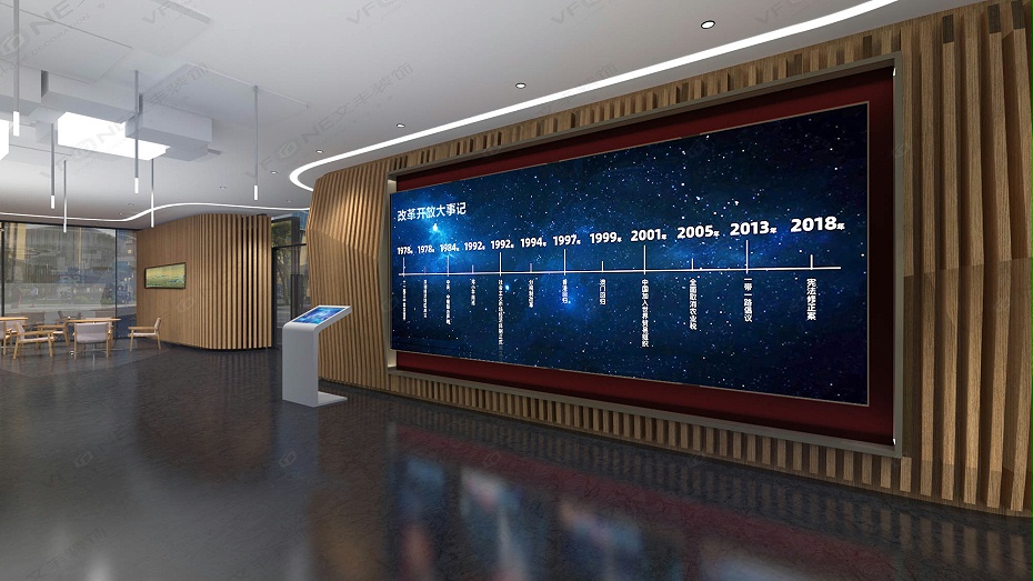 展廳設(shè)計(jì)效果圖-文豐裝飾