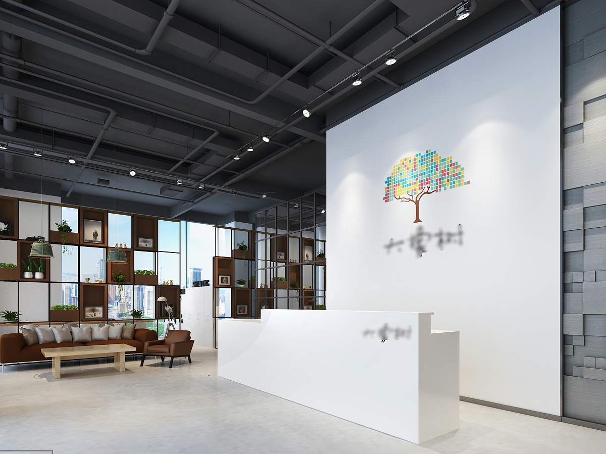 辦公前臺設(shè)計裝修