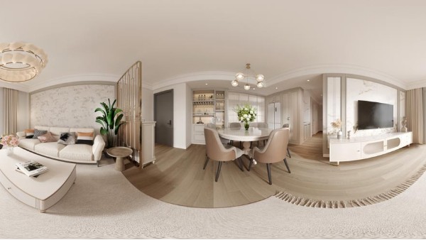 現(xiàn)代奶油風家裝空間設計-非常受歡迎的家裝木色系空間