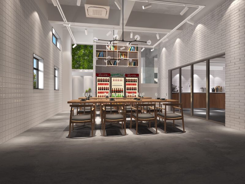 符合年輕人喜好的簡約但不失單調的公寓設計效果圖