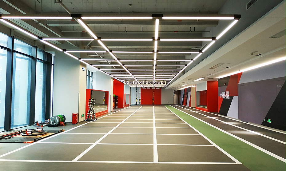 健身房裝修實(shí)景圖